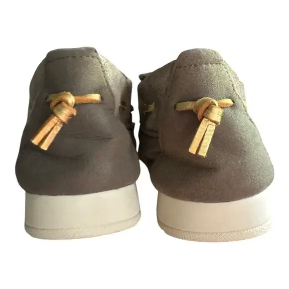 Sperry Womens Moc Sider Olive Faux Fur Lined Slip On Shoe Size 7.5 Camo Style - Picture 7 of 9